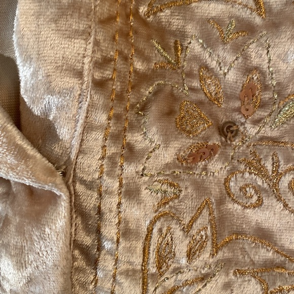 Studio by Liz Claiborne - Crushed Velvet top. Size S - Picture 7 of 12